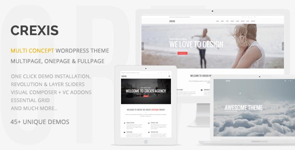 Crexis – Responsive Multi-Purpose WordPress Theme