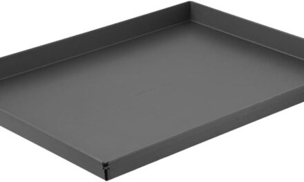 LloydPans Kitchenware 16×12 Inch Grandma Style Pizza Pan. Made in the USA, Fits Home Ovens