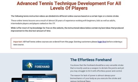 Online Courses And Tennis Instruction Videos | Feel Tennis