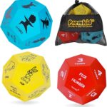 Exercise Dice for Kids,12-Sided Giant Foam Dice for Indoor and Outdoor Use, Kids Exercise Equipment for Classroom and Physical Education Learning, Dice Games, Yoga Dice for Preschool Games