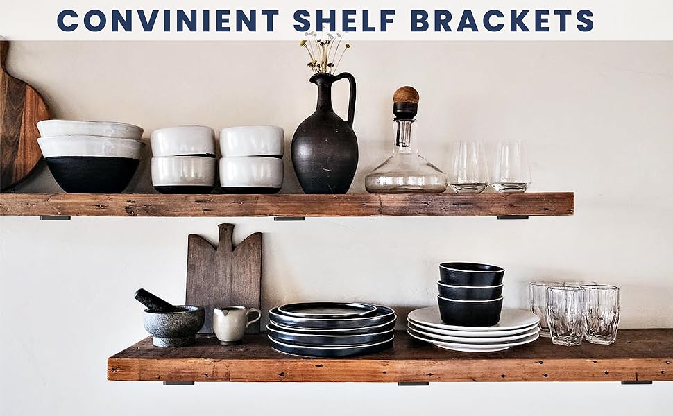 convinient shelf brackets