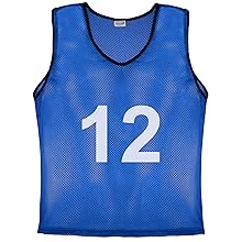 Youth Blue Numbered Pinnies