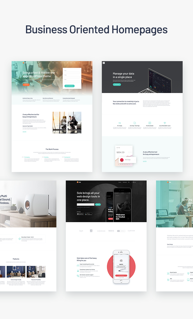 Sole - One Page WordPress Theme - 3