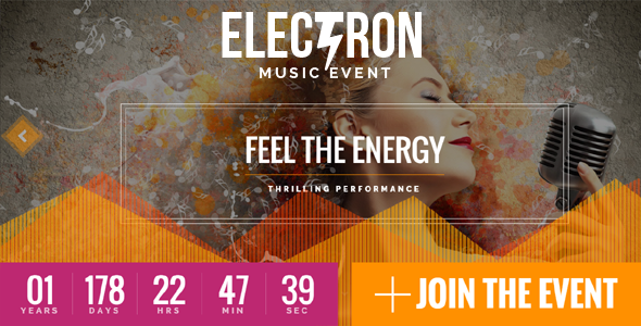 Electron – Event Concert & Christmas New Year Conference Theme