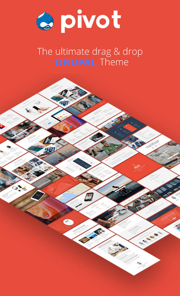 Pivot - Drupal 10 Multipurpose Theme with Paragraph Builder - 1