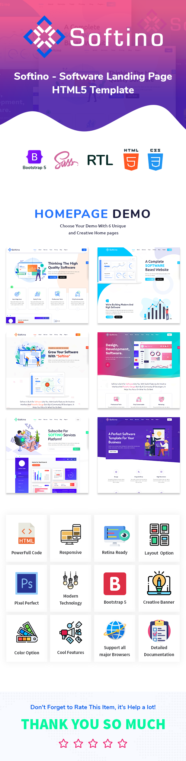 Softino - Software Landing Page - 3