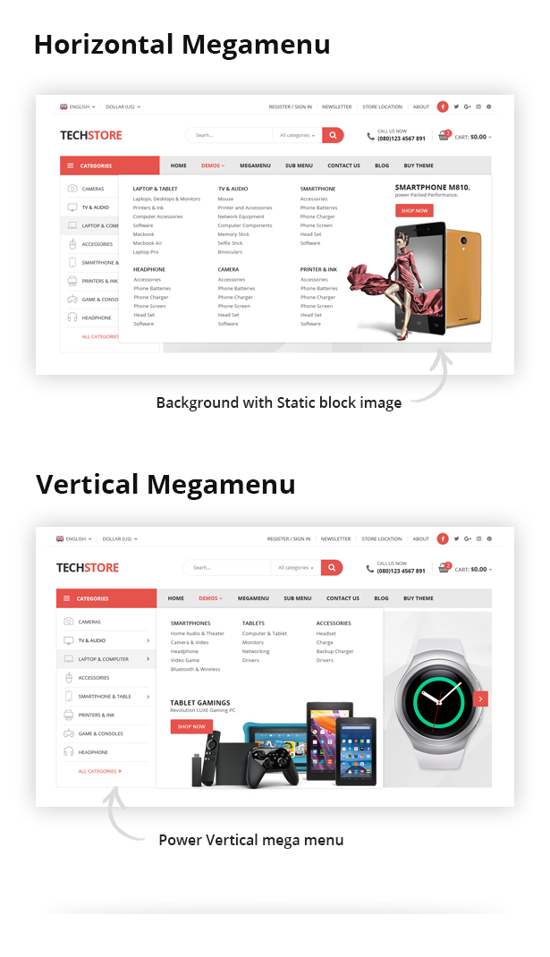 TechOne - Electronics Multipurpose WooCommerce Theme ( RTL Supported ) - 8