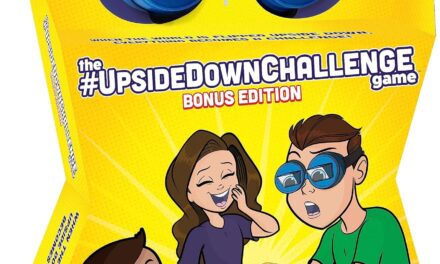 Vango UpsideDownChallenge Game – Complete Fun Challenges with Upside Down Goggles for Ages 8+, 2-6 Players