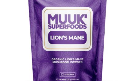 MUUK’ SUPERFOODS Organic Lion’s Mane Mushroom Powder