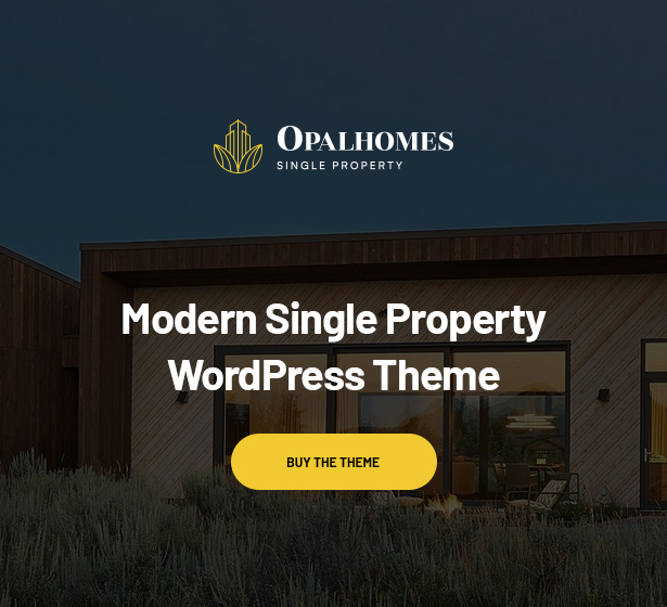 Opalhomes - The Best Modern & Luxury Single Property WordPress Theme