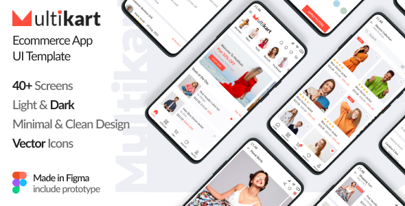 Multikart – Ecommerce Mobile App UI Kit