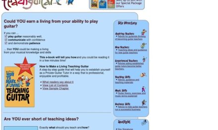 TEACHGUITAR.com HOME PAGE – Could YOU earn a living from your ability to play guitar?