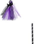 2 Pcs Wizard Broom Besom Prop Broom Decor Halloween Prop Broom Halloween Witch Besom Party Prop Creative Halloween Besom Children Witch Prop Halloween Party Broom Halloween Broom