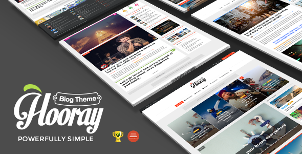 Hooray — Blog WordPress theme for Professional Writers