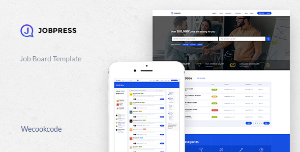 JobPress – Jobs Directory & Listing Template