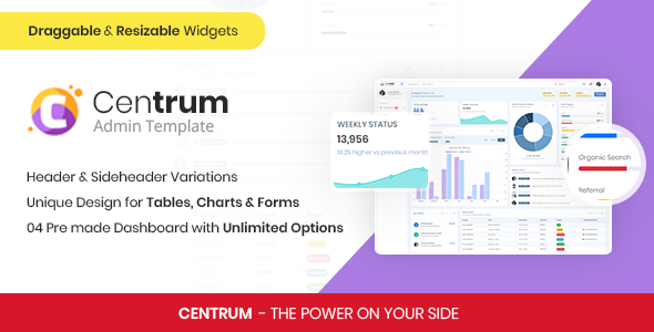 Centrum – Responsive Admin Template