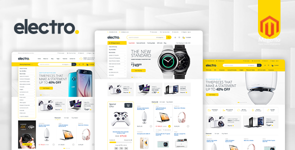 Electro Responsive Magento 2 Theme | RTL supported