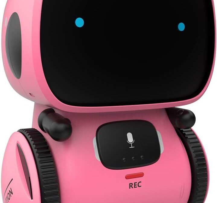 98K Kids Robot Toy, Smart Talking Robots Intelligent Partner and Teacher with Voice Control and Touch Sensor, Singing, Dancing, Repeating, Gift for Boys and Girls of Age 3 and Up