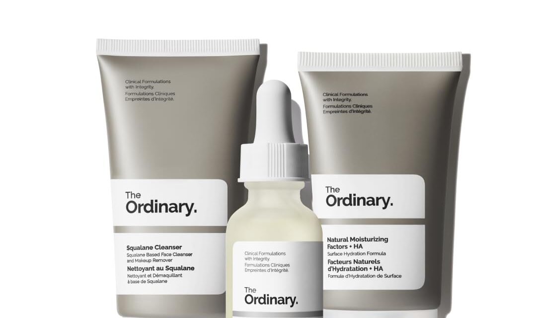 The Ordinary The Daily Set, Daily Skincare Routine with Squalane Cleanser, Hyaluronic Acid 2% + B5, and Natural Moisturizing Factors + HA