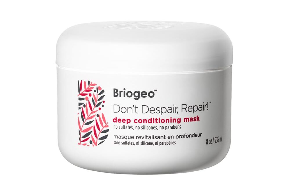 Briogeo Don’t Despair, Repair! Deep Conditioning Mask, Deep Conditioner for Dry Damaged or Color Treated Hair, Prevent Future Breakage, Protein Mask for Stronger Hair, Vegan, Cruelty-Free