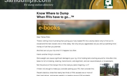 Sanidumps: Order eBooks for RV dump stations