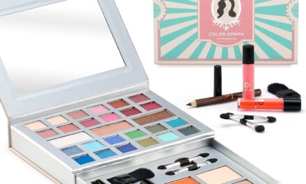 Color Nymph All-in-One Makeup Kit – Perfect for Women, Teens, and Beginners! Unlock Endless Possibilities with 24 Gorgeous Shades of Matte and Shimmer Eyeshadow, Highly Pigmented Lip Glosses, Eyeliner