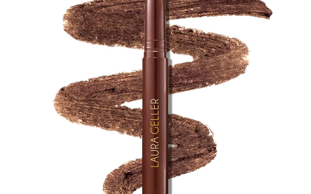 LAURA GELLER NEW YORK Kajal Longwear Kohl Eyeliner Pencil with Caffeine, Smooth & Blendable Makeup, Dark Brown