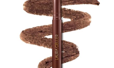 LAURA GELLER NEW YORK Kajal Longwear Kohl Eyeliner Pencil with Caffeine, Smooth & Blendable Makeup, Dark Brown