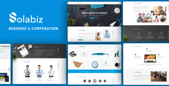 Solabiz - Business & Corporate Responsive WordPress Theme (Consult, Agency, Firm) 