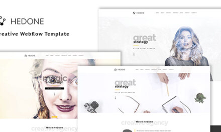 Hedone – Creative Webflow Template