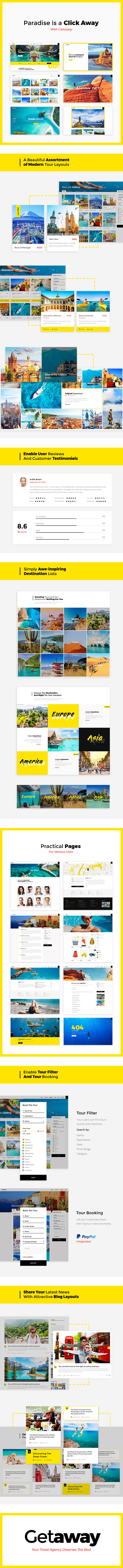 Getaway - Travel & Tourism Theme - 1