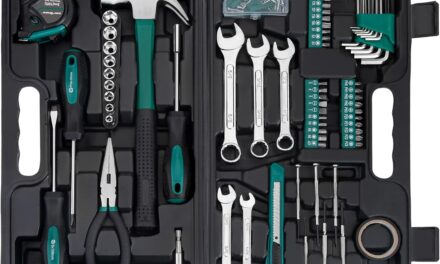 CARTMAN 148 Piece Automotive and Household Tool Set – Perfect for Car Enthusiasts and DIY Home Repairs Green