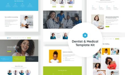 Dentario – Dentist & Medical Elementor Template Kit