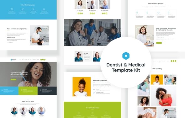 Dentario – Dentist & Medical Elementor Template Kit