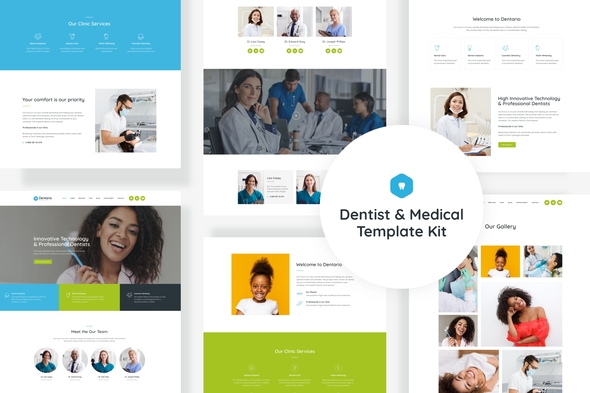 Dentario – Dentist & Medical Elementor Template Kit